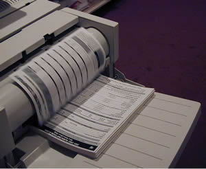 Печать фирменных бланков на копировальном устройстве
