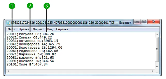 Пример создания реестра начислений в СберБизнес ОнЛайн